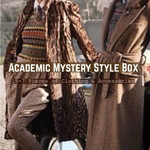 Academia Aesthetic Mystery Style Box Cozy Winter Bundle Edition Librarian-Core